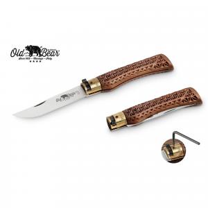 Nóż składany Antonini Carved Walnut L Stainless BL