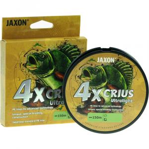 Plecionka Jaxon Crius 4X Ultralight 0,042mm 150m 2kg ciemnozielona