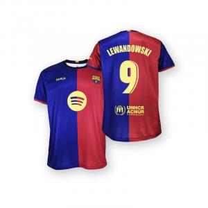 Replika koszulki domowej FC Barcelona 24-25 Premium - Lewandowski 9