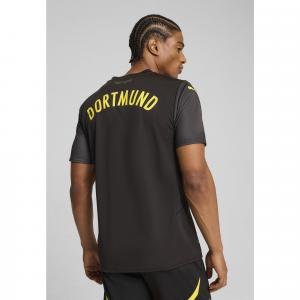 Męska koszulka wyjazdowa Borussia Dortmund 24/25 PUMA Black Faster Yellow