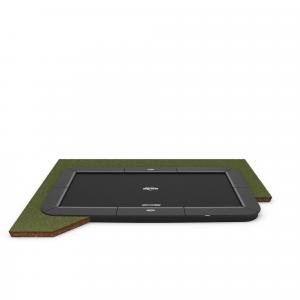 Trampolina BERG Champion FlatGround Prostokątna 410x250 Antr. sz.