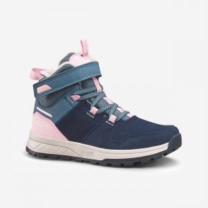 Buty turystyczne dla dzieci Quechua SH500 Warm zapinane na rzep wodoodporne