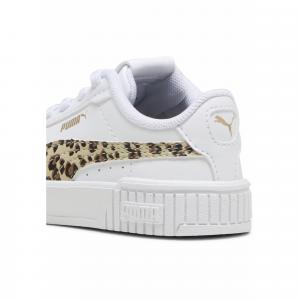 Sneakersy dla małych dzieci Carina 2.0 Animal Update PUMA White Putty Gold Beige