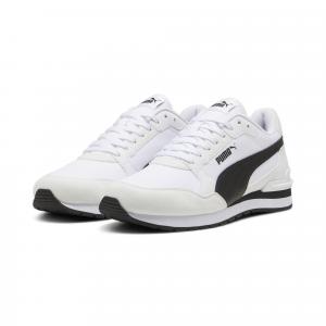 Sneakersy nylonowe unisex ST Runner v4 PUMA White Black Cast Iron Gray