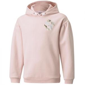 Bluza dla dzieci Puma Alpha Hoodie FL jasnoróżowa