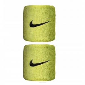 Frotka tenisowa Nike Swoosh Wristbands jasnozielona