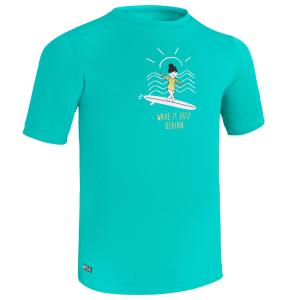 Koszulka UV surfingowa dla dzieci Olaian Water T-shirt 100 krótki rękaw