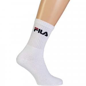 Unisex Fila Tennis Socks 3-Pack White, rozmiar 35-38