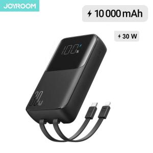 Powerbank Joyroom z wbudowanymi kablami USB-C / Lightning 30W 10000mAh