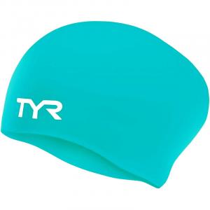 TYR Czepek Silikonowy na długie włosy Long Hair Wrinkle Free Turkusowy