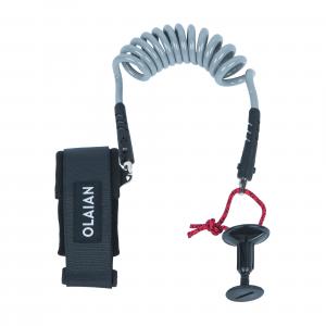 Leash do bodyboardu Olaian 500 2 w 1 na nadgarstek/biceps plug w komplecie