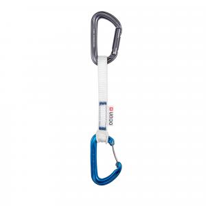 Ekspres wspinaczkowy Ocun Hawk QD Combi Bio-Dyn-Ring 15 mm 15 cm - blue
