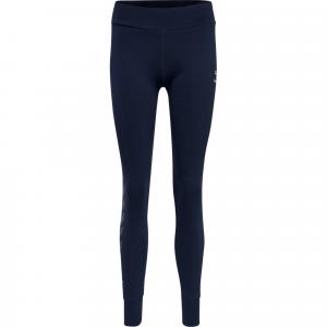 Damskie legginsy bawełniane Hummel Move Grid