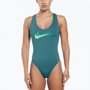 Strój pływacki jednoczęściowy damski Nike Multi Logo Crossback