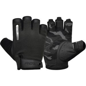 Gym Gloves T2 - Half Finger Zwart - Czarny - L