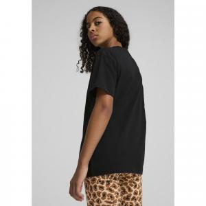 Młodzieżowa koszulka Essentials Animal Logo Infill PUMA Black