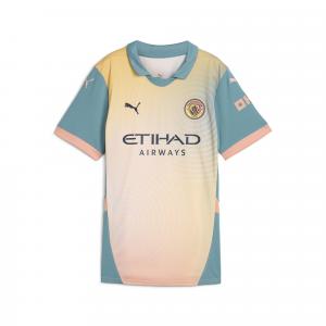 Damska czwarta koszulka Manchester City 24/25 PUMA Rosebay Bold Blue Pink