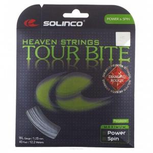 Naciąg tenisowy Solinco Tour Bite Diamond Rough 1.20 szary