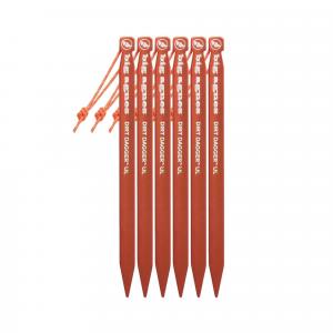 Szpilki Big Agnes Big Agnes Dirt Dagger Ul 6.75 Pack Of 6 - orange