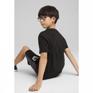 Młodzieżowa koszulka Active Sports z grafiką PUMA Black