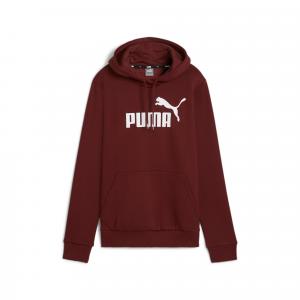 Damska bluza z kapturem i logo Essentials FL PUMA Intense Red