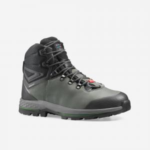 Buty trekkingowe męskie Forclaz MT100 szerokie, skóra, wodoodporne
