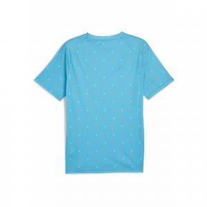 Męska koszulka przedmeczowa Olympique de Marseille PUMA Bleu Azur White Blue