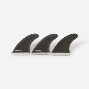 Stateczniki do deski surfingowej Surfsystem z włókna Futures M x3