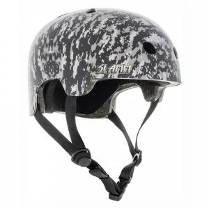 Slamm Logo kask skate | Grey Camo - XXS/XS