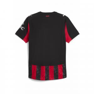 Męska autentyczna koszulka domowa AC Milan 25/26 PUMA For All Time Red Black