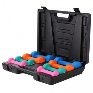 Zestaw Hantli fitness 10 kg z walizką Gorilla Sports