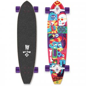 Longboard Street Surfing Cut Kicktail 36' Comics