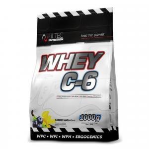 Odżywka białkowa HI TEC Whey C-6 1000g Jagoda Wanilia