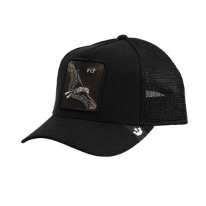 Czapka z daszkiem Goorin Bros. The Suede Bat Trucker 101-1814-BLK