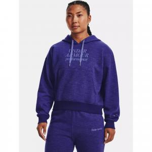 Bluza fitness damska UNDER ARMOUR Essential Fleece Script z kapturem