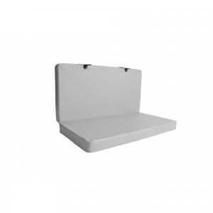 Materac gimnastyczny Gamma 100x100x8 dwuczęściowy szary