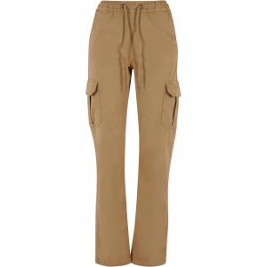 Spodnie Cargo Damskie Twill Z Wysokimi Stanami