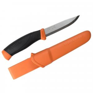 Outdoorowy MoraKniv Nóż Companion MG Stainless Outdoor Knife - Leaf Orange