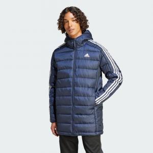 Essentials 3-Stripes Light Down Hooded Parka