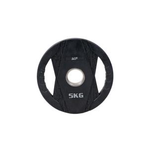 Obciążnik z uchwytami - Gumowy - 5 kg