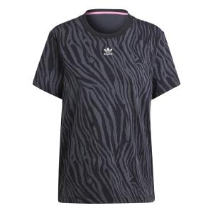 Koszulka Sportowa Damska Adidas Aop Animal Zebra