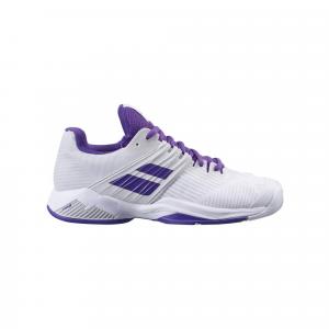 Buty tenisowe damskie Babolat Propulse Fury All Court women white/purple 37