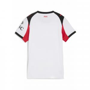 Damska koszulka wyjazdowa AC Milan 25/26 PUMA White For All Time Red