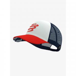 Czapka z daszkiem Compressport Trucker Cap - sugar/blues