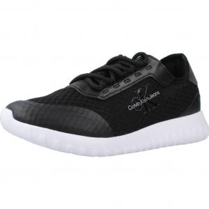Tenisówki Calvin Klein Model Eva Runner Monologo W Kolor Czarny