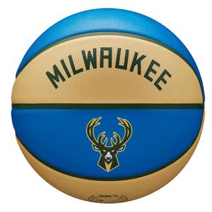 Piłka do koszykówki Wilson NBA Team City Edition Milwaukee Bucks - WZ40165171 7