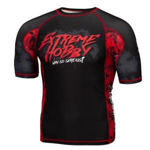 Koszulka Męska na siłownię rashguard MMA EXTREME HOBBY WHY SO SERIOUS