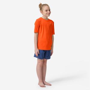 Top UV surfingowy dla dzieci Olaian 100 krótki rękaw