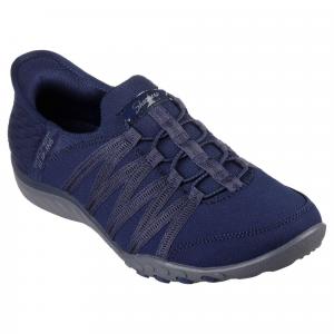 Damskie BREATHE-EASY ROLL-WITH-ME Slip-On Granatowy