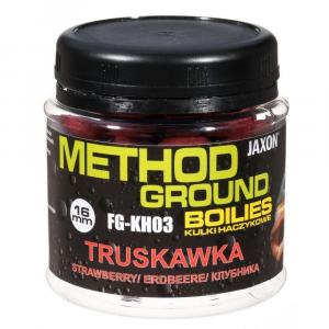 Kulki Jaxon Method Ground Truskawka 16mm 100g